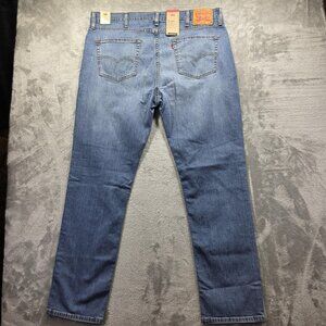 Levis 511 Jeans Mens 42x34 Blue Denim Slim Fit Stretch Waterless New Tag